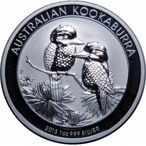 Austrália, 1 dolár 2013, kookaburra