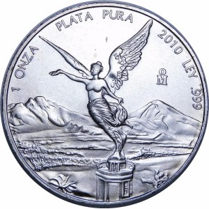 Mexico, 1 onza Plata Pura 2010