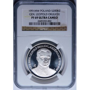 200000 złotych 1991 Leopold Okulicki