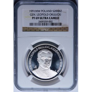 200000 zloty 1991 Leopold Okulicki