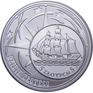 10 złotych 2005 - Dzieje Złotego Żaglowiec