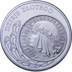 10 złotych 2006 - Dzieje Złotego głowa kobiety