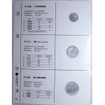 ZESTAW - Repliki monet próbnych IIRP - komplet 18 sztuk