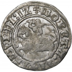 Sigismund I the Old, Half-penny 1512, Vilnius - diagonal colon, colon