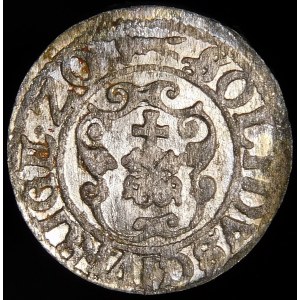 Sigismund III Vasa, Shelrogue 1620, Riga - fox left - ZO, RIGE - rare