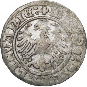 Zygmunt I Stary, Półgrosz 1509, Wilno - Pogoń bez pochwy - kropka - dwukropki - b. rzadki