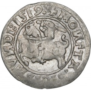 Sigismund I the Old, Half-penny 1519, Vilnius - error, MONFTA - rare