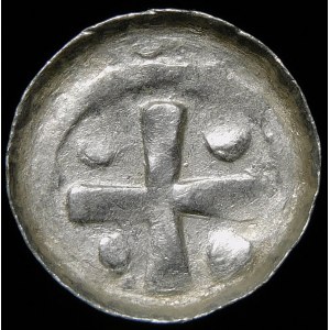 Poland, Zbigniew (eldest son of Ladislaus I Herman)?, Cross denarius 11th/17th century.