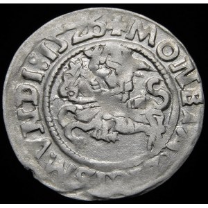 Sigismund I the Old, Half-penny 1526, Vilnius - error, SICISMVNDI - very rare