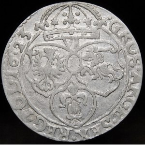 Zygmunt III Waza, Szóstak 1623, Kraków - SIGIS - ∙16∙23