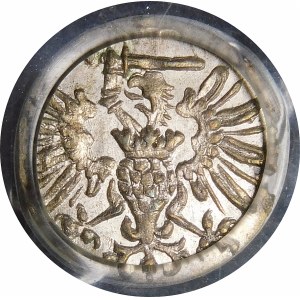Mezidobí, denár 1573, Gdaňsk - krásný