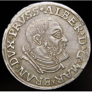 Herzogliches Preußen, Albrecht Hohenzollern, Trojak 1535, Königsberg