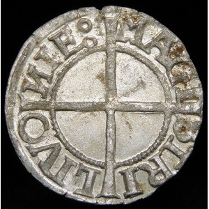 Inflanty - Zakon Kawalerów Mieczowych, Hermann Brüggenei-Hasenkamp, Szeląg 1538, Rewal - piękny