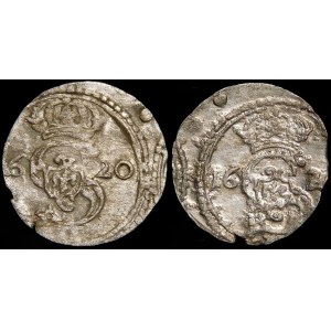 Sigismund III. Vasa, Zwei-Dollars 1620 und 1621, Vilnius - Satz (Pos. 2)