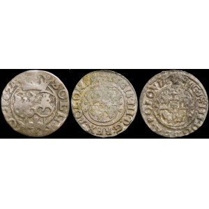 Sigismund III Vasa, 1624, 1625 and 1626 Bydgoszcz - set (pcs. 3)