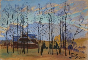Julian Fałat (1853-1929), Jesień w Beskidach