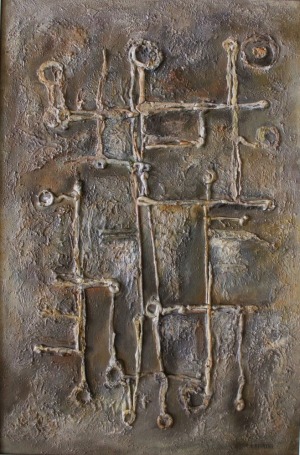 Tadeusz Łapiński (1928-2016), Malarstwo materii