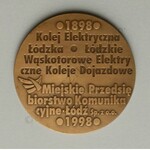Medal-100 lat komunikacji miejskiej Łódź 1898-1998 (Łódź, 1998)