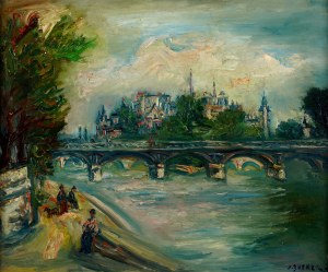 Jacques Zucker (Jakub Cukier) (1900-1981), Widok na Pont des Arts i Notre-Dame