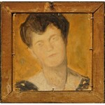 Marcin Samlicki (1878-1945), Lato - portret kobiety - praca dwustronna