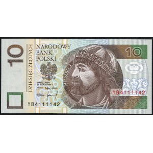 10 złotych 1994 – YB - seria zastępcza