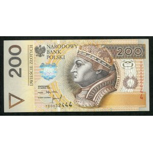 200 złotych 1994 – YB - seria zastępcza