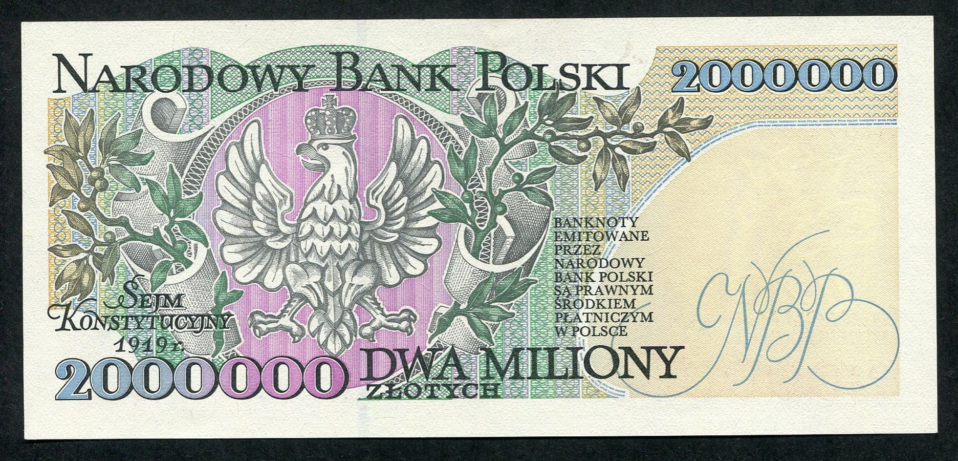 2000000 złotych 1993 – A - - Aukcja internetowa / Licytacja online ...
