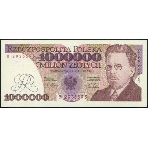 1000000 złotych 1991 – B -