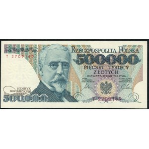 500000 złotych 1990 – T -