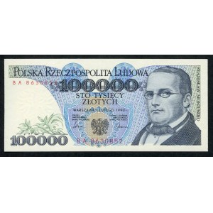 100000 złotych 1990 – BA -