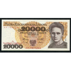 20000 złotych 1989 – AM -