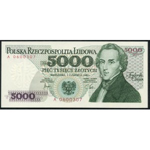5000 złotych 1982 – A -
