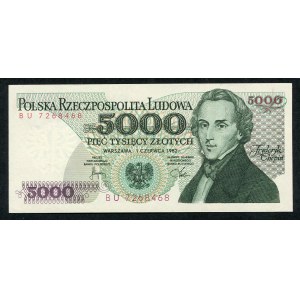 5000 złotych 1982 – BU -