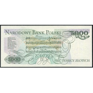 5000 złotych 1986 – AY - pierwsza seria rocznika