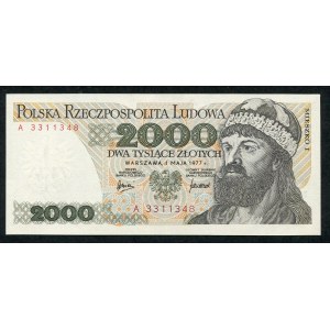 2000 złotych 1977 – A -