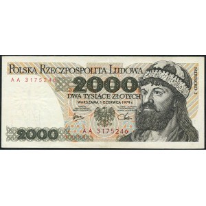 2000 złotych 1979 – AA -