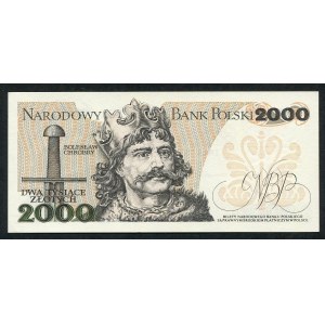 2000 złotych 1982 – BP - pierwsza seria rocznika