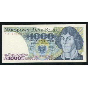 1000 złotych 1982 – FA -