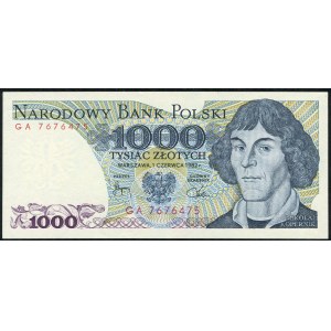 1000 złotych 1982 – GA -