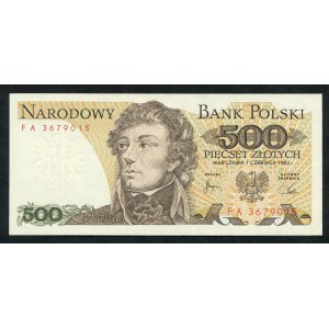 500 złotych 1982 – FA -