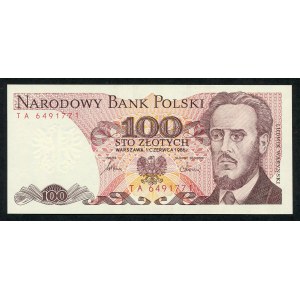 100 złotych 1986 – TA -