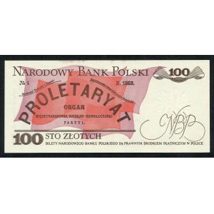 100 złotych 1986 – TA -