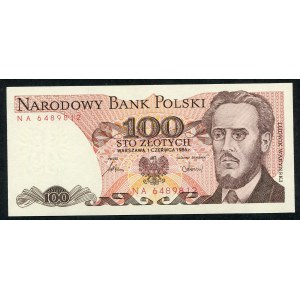 100 złotych 1986 – NA -