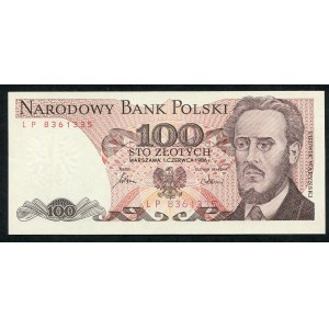 100 złotych 1986 – LP -