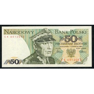 50 złotych 1986 – EK -