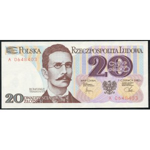 20 złotych 1982 - A -