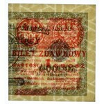1 grosz 1924 - AP - bilet zdawkowy (prawy)
