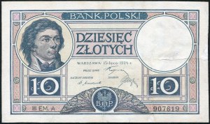 10 złotych 1924 III EM. A