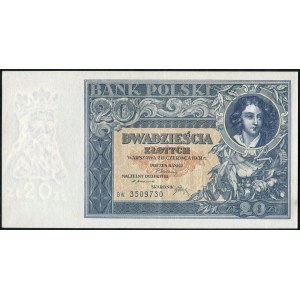 20 złotych 1931 – BW -