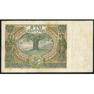 100 złotych 1932 ser. BT. +x+ w znaku wodnym